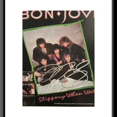 Jon Bon Jovi signed photo