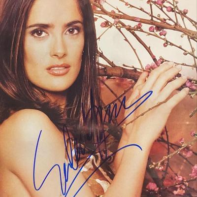Salma Hayek Signed Photo