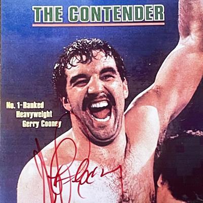 Gerry Cooney signed Sports Illustrated cover photo