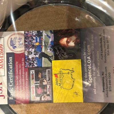 Black Crowes Steve Gorman signed mini drum. JSA