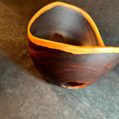 Lot 179. Two Hand Carved Wooden Bowls
