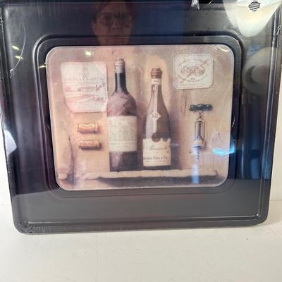 Lot 113. Wine Racks and Cheese Tray