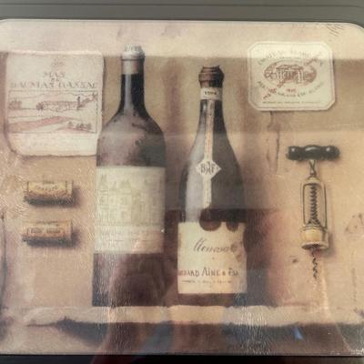 Lot 113. Wine Racks and Cheese Tray