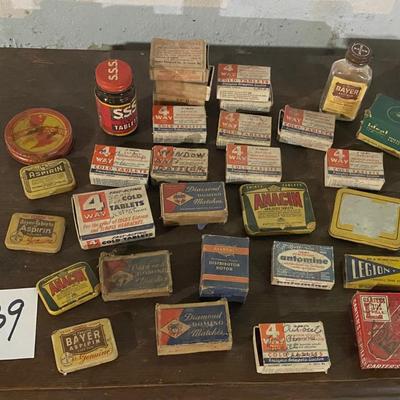 Vintage Boxes and Bottles
