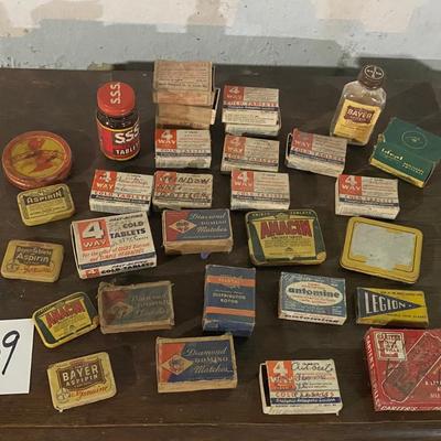 Vintage Boxes and Bottles