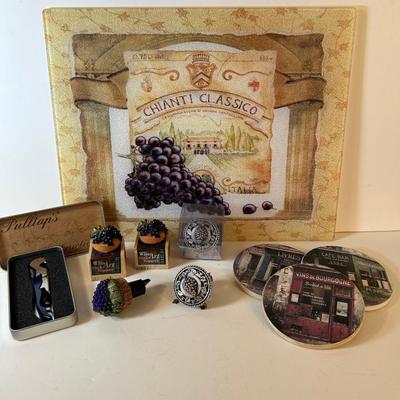 Lot 118. Grape Lovers Wine & Cheese Items