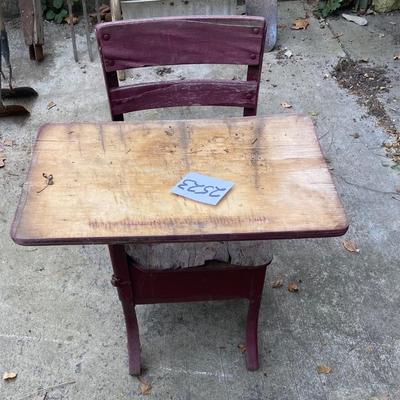 Vintage School Desk