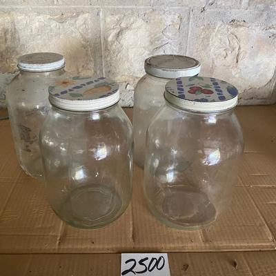 Vintage Milk Jars