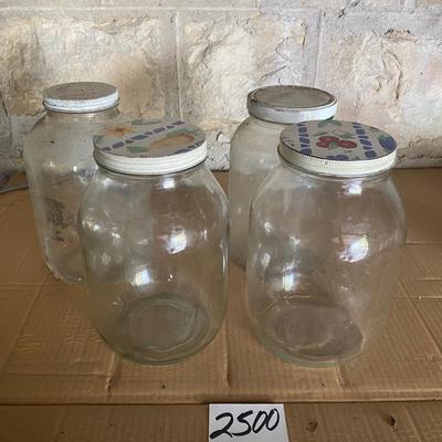 Vintage Milk Jars