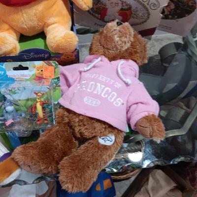 ELMO BACKPACK, SET OF POP-UP BOOKS, WINNIE THE POOH AND MORE