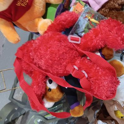 ELMO BACKPACK, SET OF POP-UP BOOKS, WINNIE THE POOH AND MORE