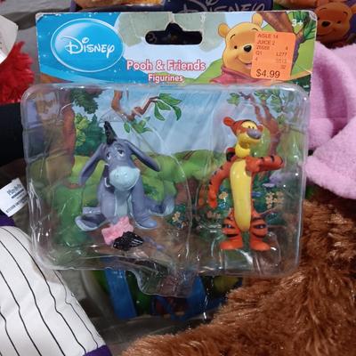 ELMO BACKPACK, SET OF POP-UP BOOKS, WINNIE THE POOH AND MORE