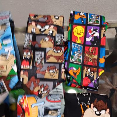 LIKE NEW CARTOON CHARACTER NECKTIES (2)