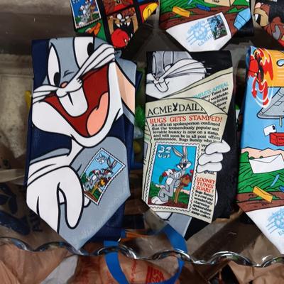 LIKE NEW CARTOON CHARACTER NECKTIES (2)