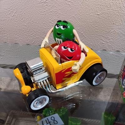 2 M&M'S CANDY DISPENSERS