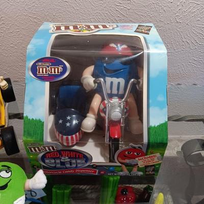 2 M&M'S CANDY DISPENSERS
