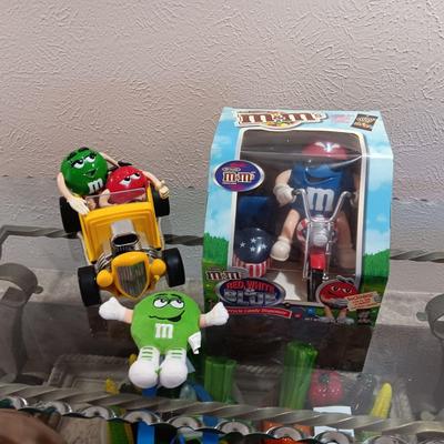 2 M&M'S CANDY DISPENSERS