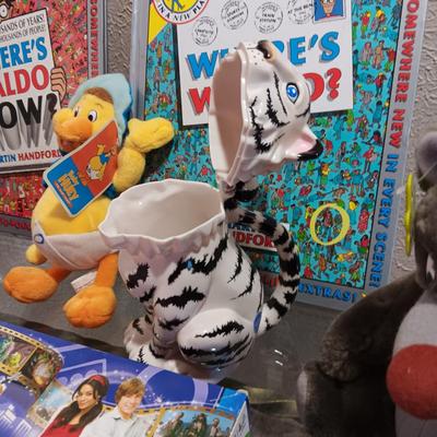 DISNEY MONOPOLY, 2 "WHERE'S WALDO" BOOKS AND MORE