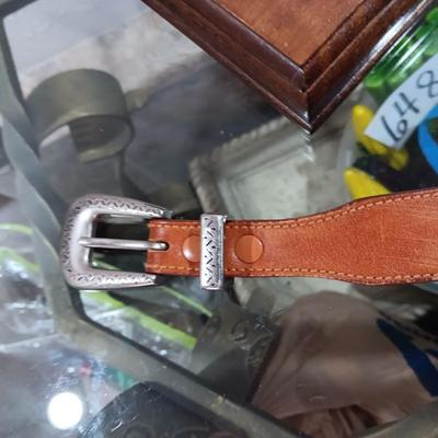 MEN'S MOLDED RUBBER TOMMY HILFIGER AND LADIES LEATHER LOONEY TUNES BELTS