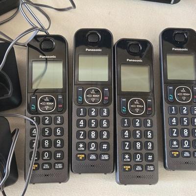 Panasonic 5 Phones with Bases