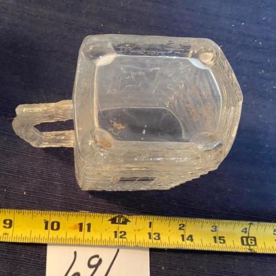 Vintage Log Cabin Syrup Pitcher