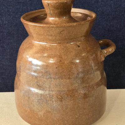 Artist Signed Ceramic Cookie Jar