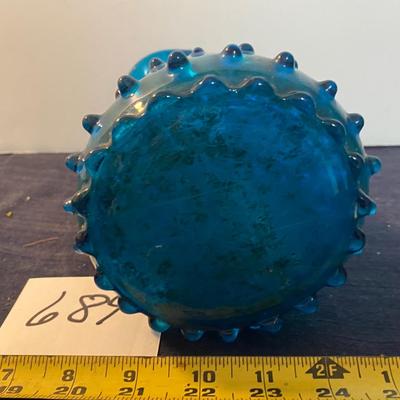 Vintage Hobnail Split Rim Vase