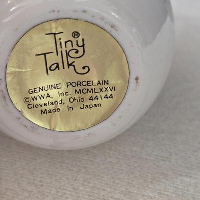 Tiny Talk Ceramic Egg, Small Basket, and Ceramic Swan Planter
