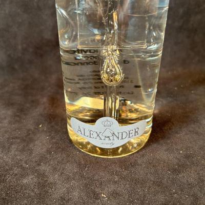 Lot 125. Decorative glass bottle with ship