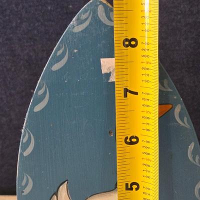 Vintage Heavy Iron with Handpainted Goose