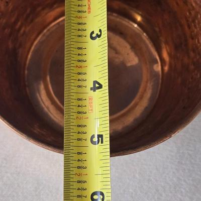 Vintage Hammered Copper Bucket