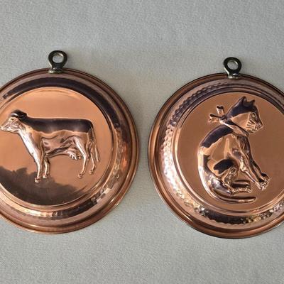 Embossed Copper Hanging Molds