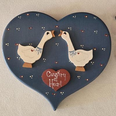 Vintage County Cottage Geese Deco