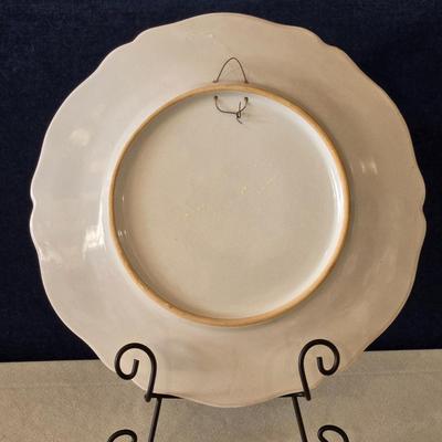 Beautiful Handpainted & Signed Classical Style Angel Plate