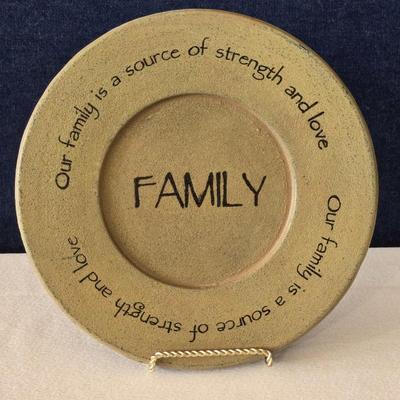 Artist Signed "Family" Deco