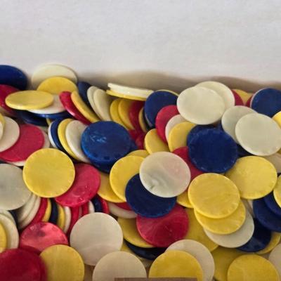 Vintage Poker Chips and Card Deco Coffee Mugs