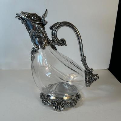 Lot 130. Ornate Wine Decanter