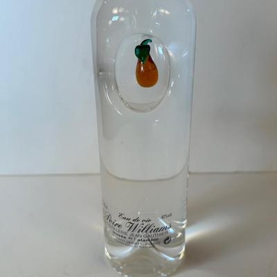 Lot 132 Decorative Pear Bottle w/Glasses