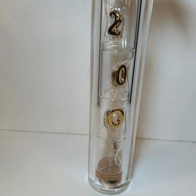 Lot 133. "2000" Decorative bottle & glasses