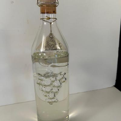 Lot 134. Decorative Bottle with grapes