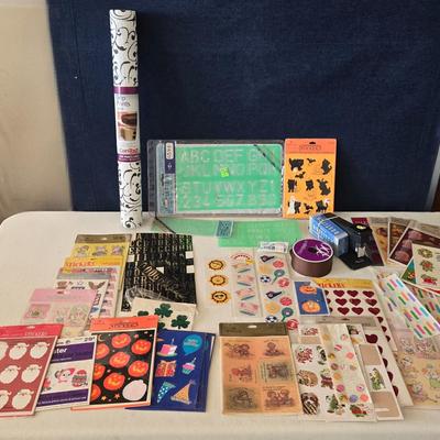 Stencil, Stickers, Ribbon, and Grip Print Liner