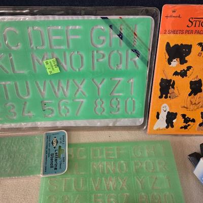 Stencil, Stickers, Ribbon, and Grip Print Liner