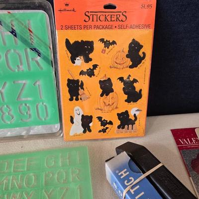 Stencil, Stickers, Ribbon, and Grip Print Liner