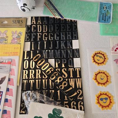 Stencil, Stickers, Ribbon, and Grip Print Liner