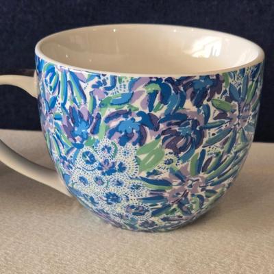Spring Flower Lilly Pulitzer Coffee Cups