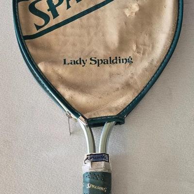 2 Vintage Tennis Rackets and 1 Racketball Racket