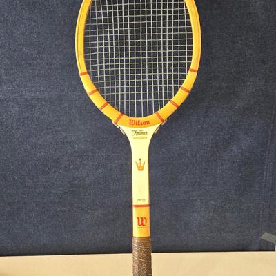 2 Vintage Tennis Rackets and 1 Racketball Racket