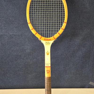 2 Vintage Tennis Rackets and 1 Racketball Racket