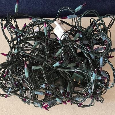 3 Strands of Pink Lights