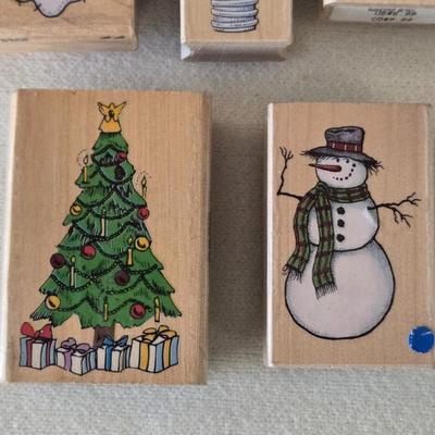 Christmas Rubber Stamps